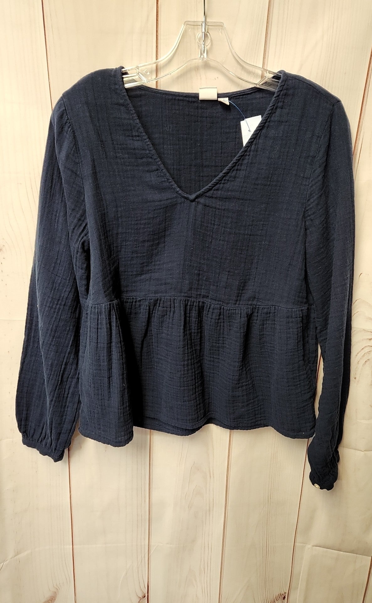 Gap Women's Size S Navy Long Sleeve Top