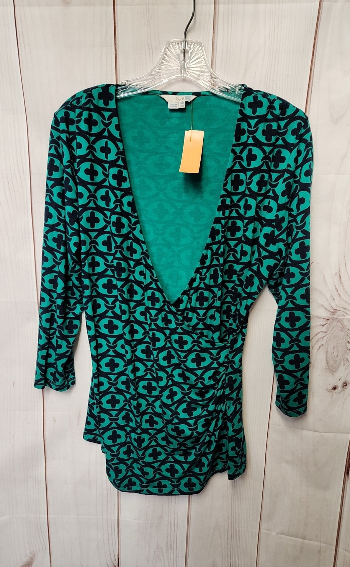 Boden Women's Size 14 Green Long Sleeve Top