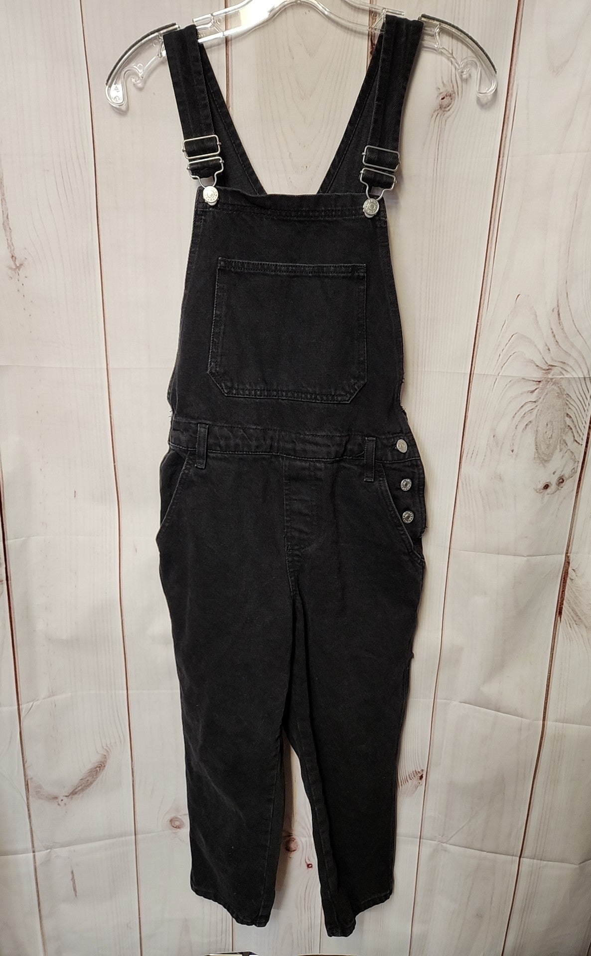 Topshop Women's Size 4 Petite Black Overalls