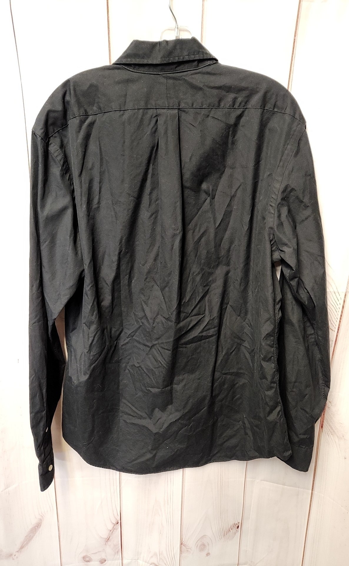 As Is - Wrinkled - Ralph Lauren Men's Size XL Black Shirt