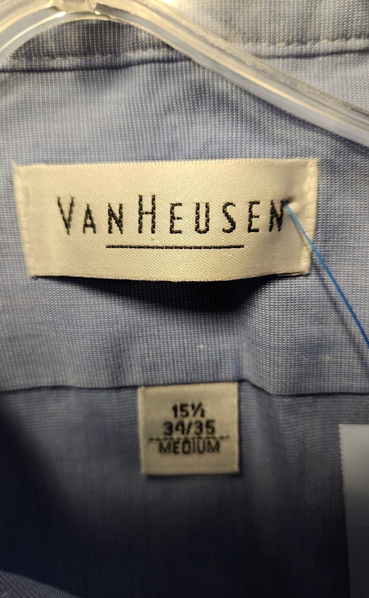 Van Heusen Men's Size M Blue Shirt