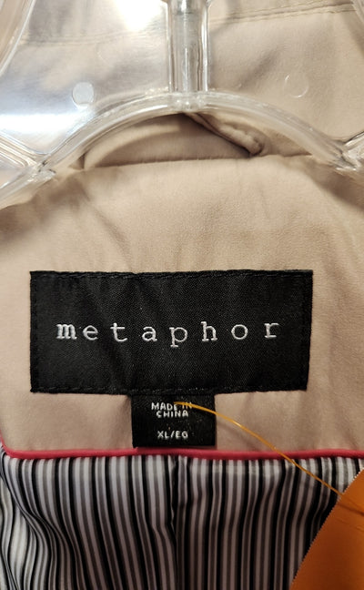 Metaphor Women's Size XL Beige Coat