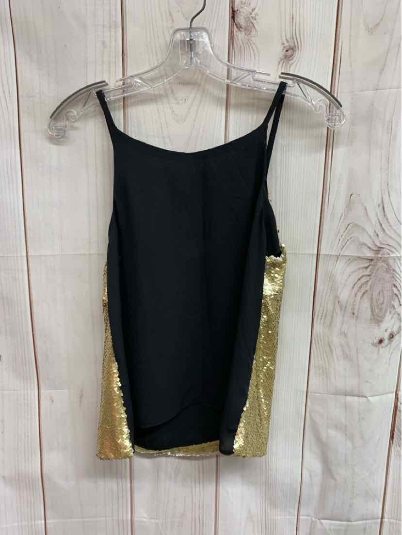 Atmosphere Women's Size 4 Gold Sequined Sleeveless Top