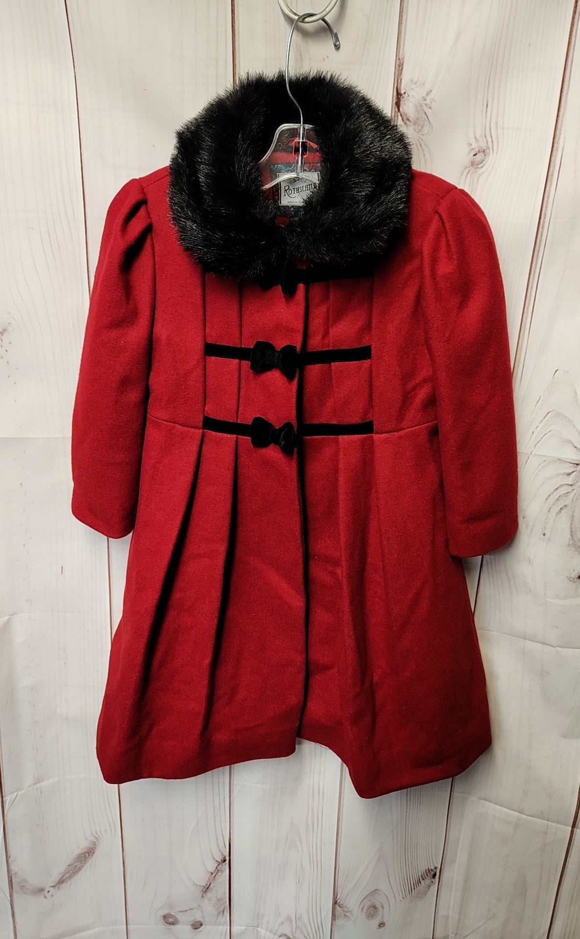 Rothschild Girl's Size 4 Red Jacket