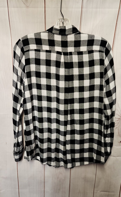 Banana Republic Women's Size S Black & White Long Sleeve Top