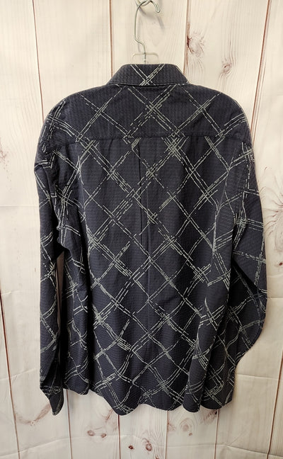 Bugatchi Men's Size XL Gray Shirt