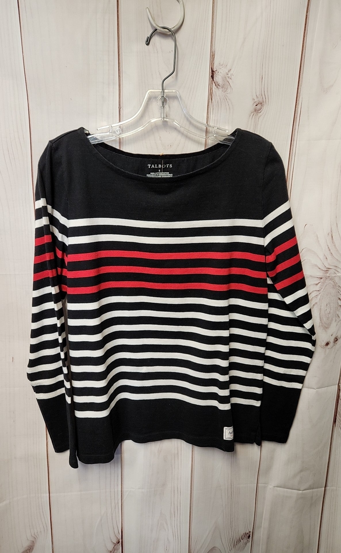 Talbots Women's Size S Black Long Sleeve Top