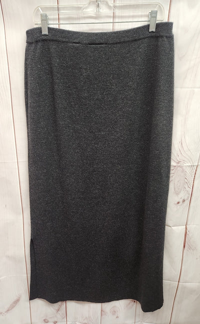 Amanda Smith Women's Size XL Gray Knit Skirt