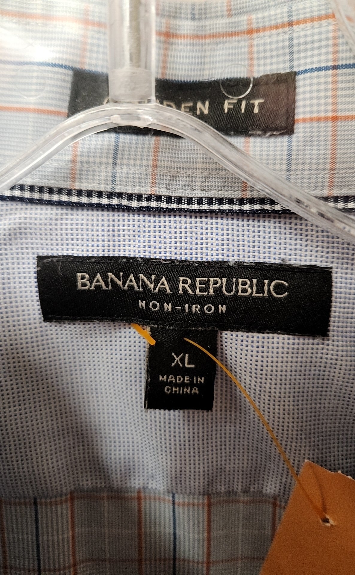 Banana Republic Men's Size XL Blue Shirt