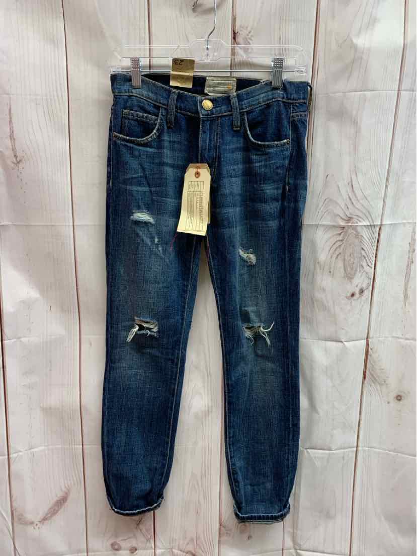 NWT Current Elliott Women's Size 23 (000) Denim Jeans The Fling Slim Boyfriend