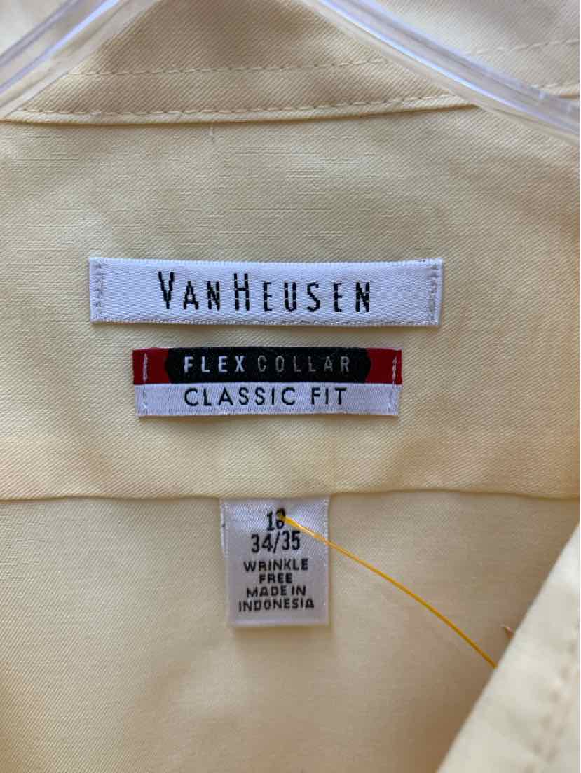 Van Heusen Men's Size XXL Yellow Shirt