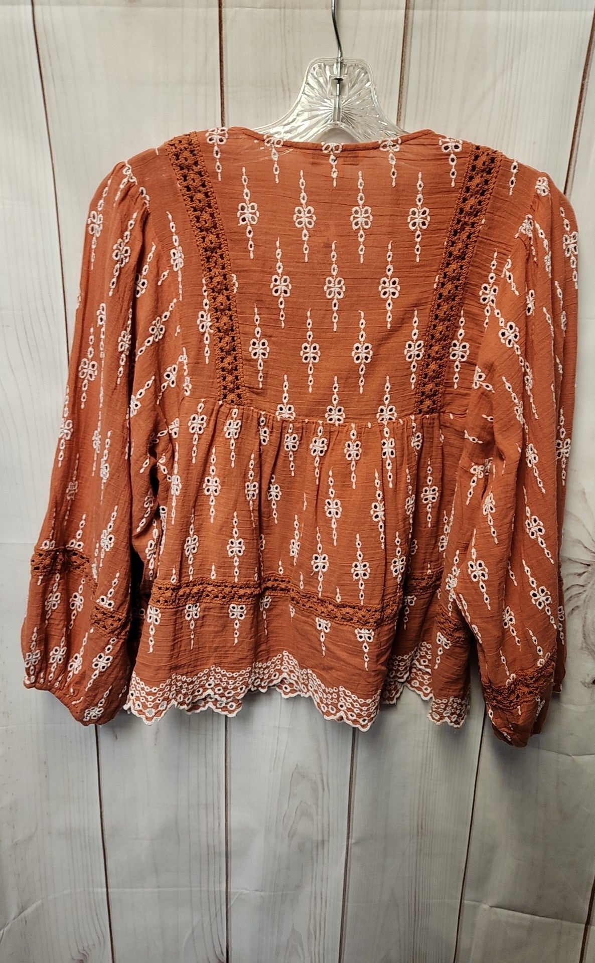 American Eagle Women's Size XS Brown Long Sleeve Top