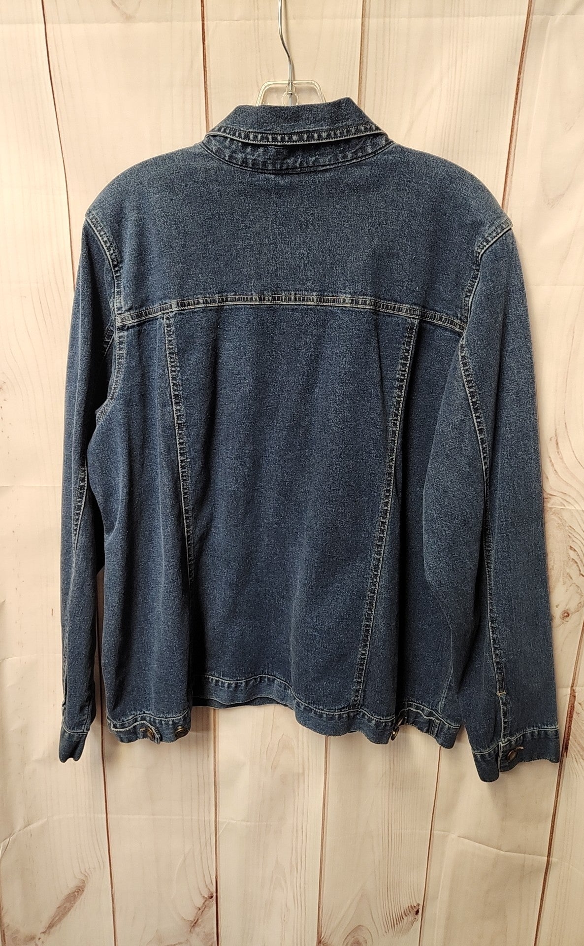 Denim & Co Women's Size XL Blue Jacket