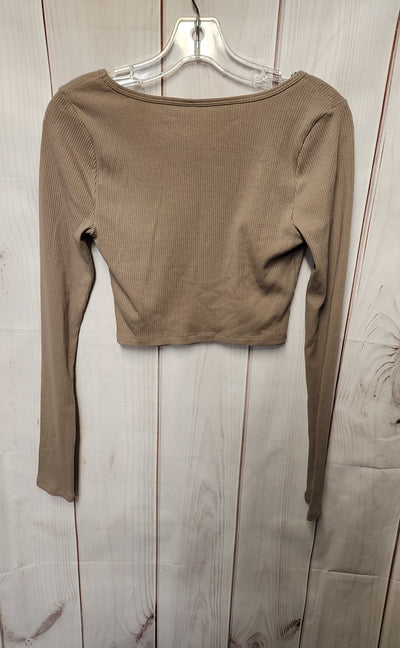 Aeropostale Women's Size M Brown Long Sleeve Top NWT