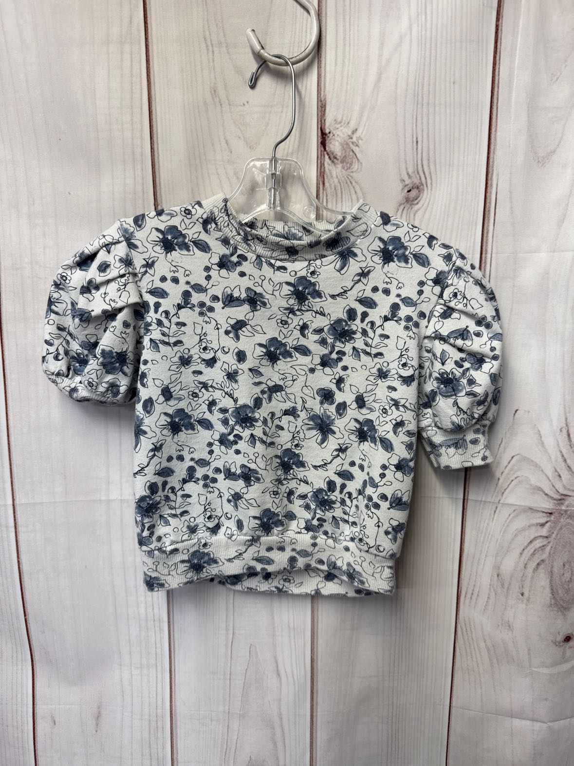 Jessica Simpson Girl's Size 3 White & Blue Shirt