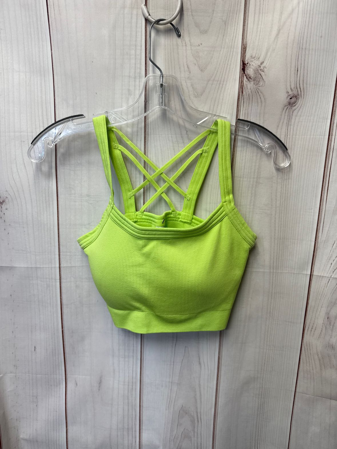 Yogalicious Women's Size M Green Sports Bra