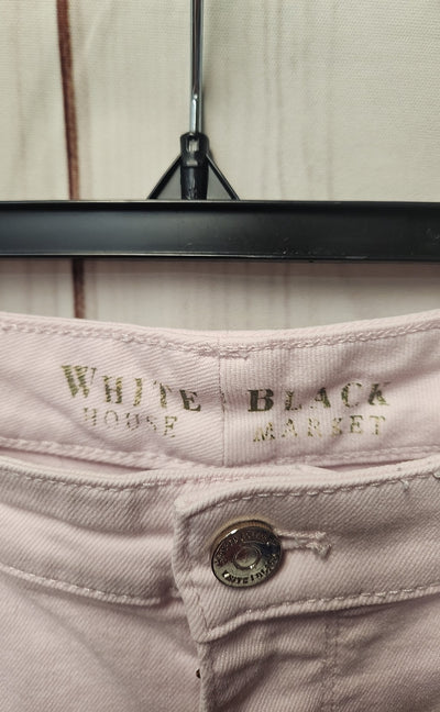 White House Black Market Women's Size 31 (11-12) Pale Pink Jeans Skinny Leg