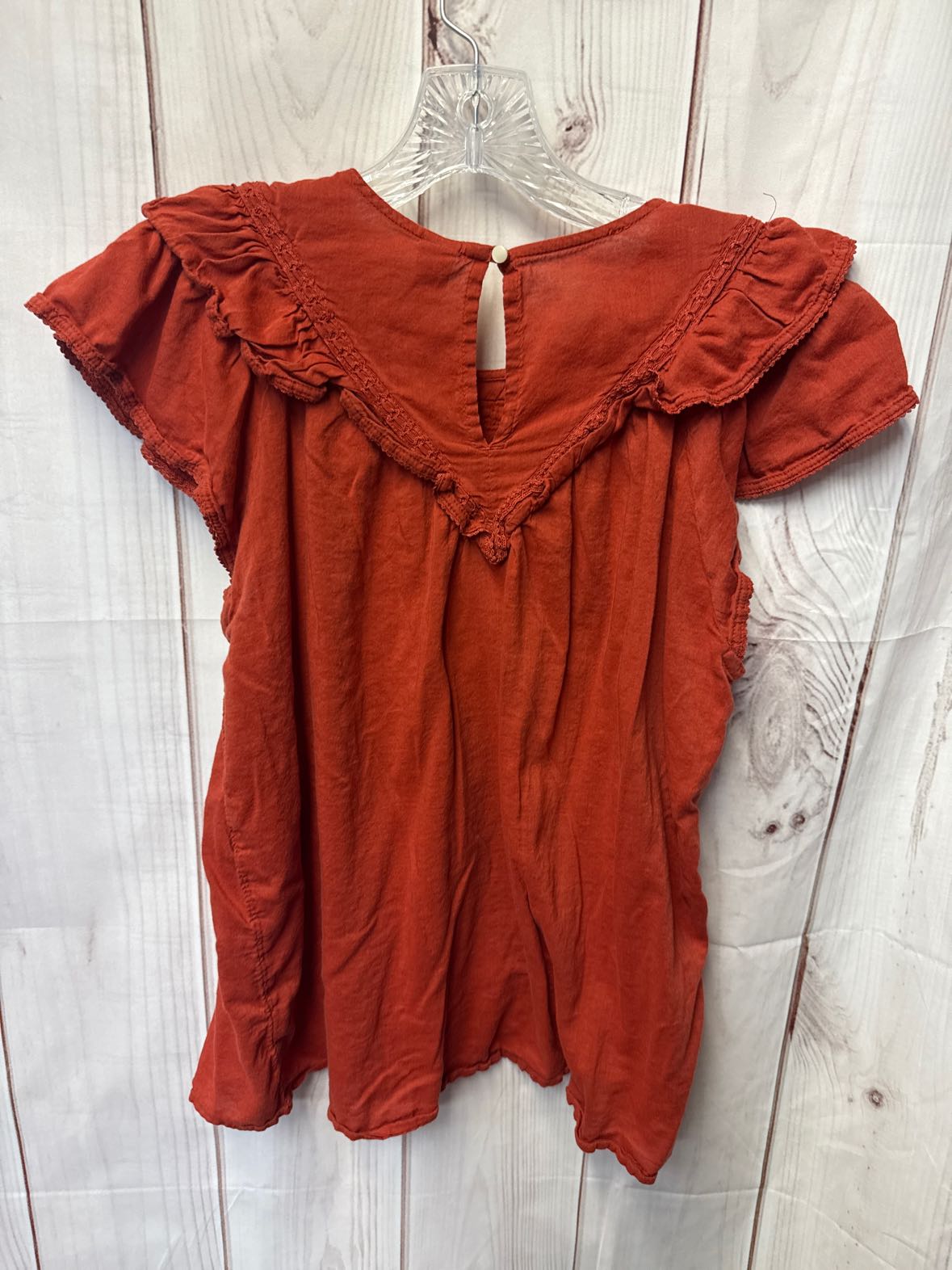 Old Navy Women's Size M Red Short Sleeve Top