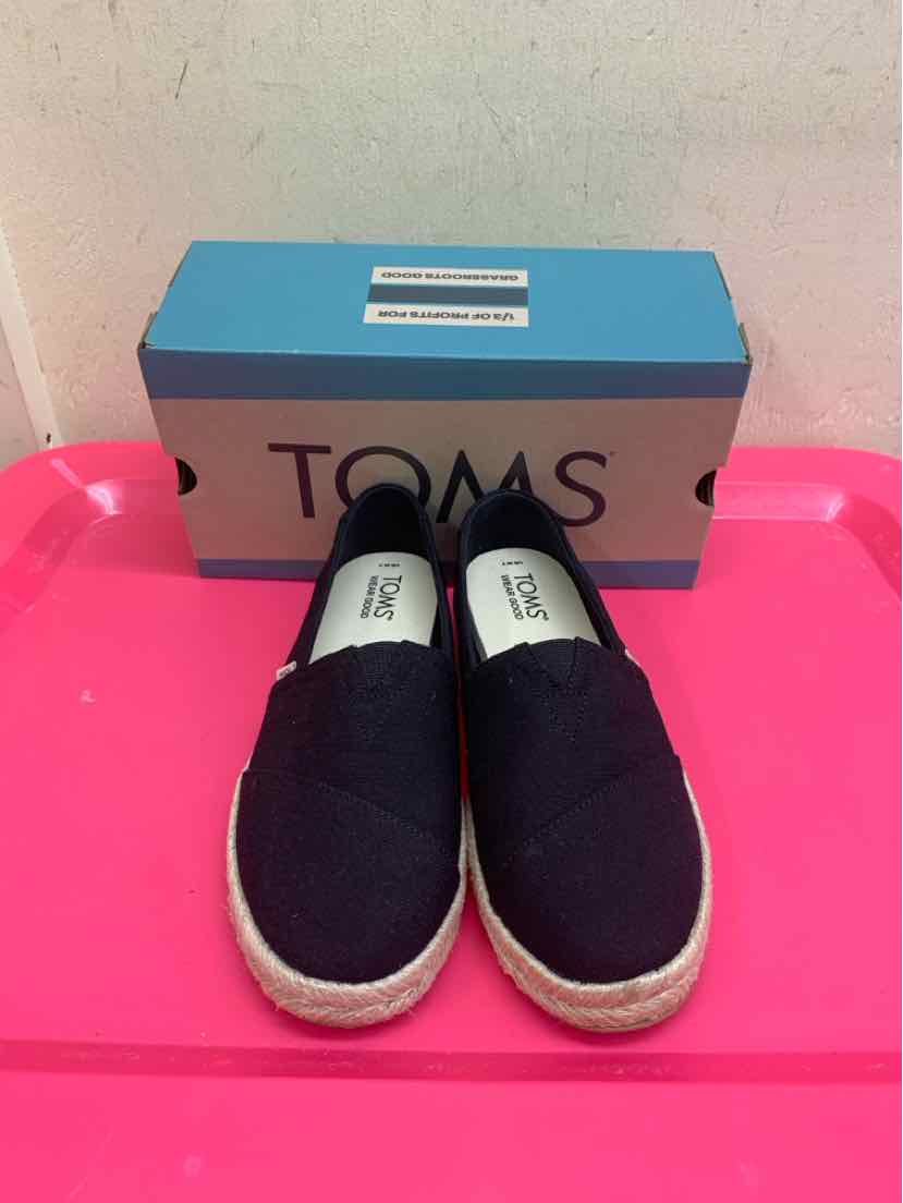 Toms Women's Size 7 Black Flats