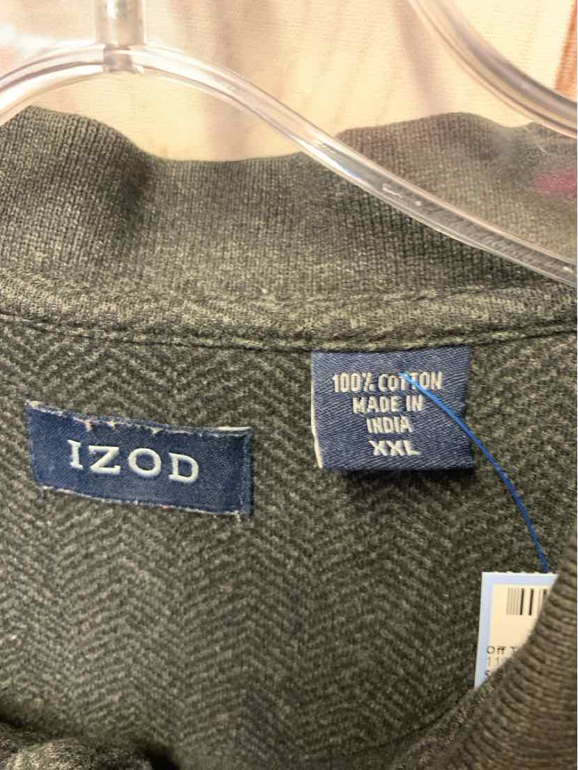 Izod Men's Size XXL Gray Shirt