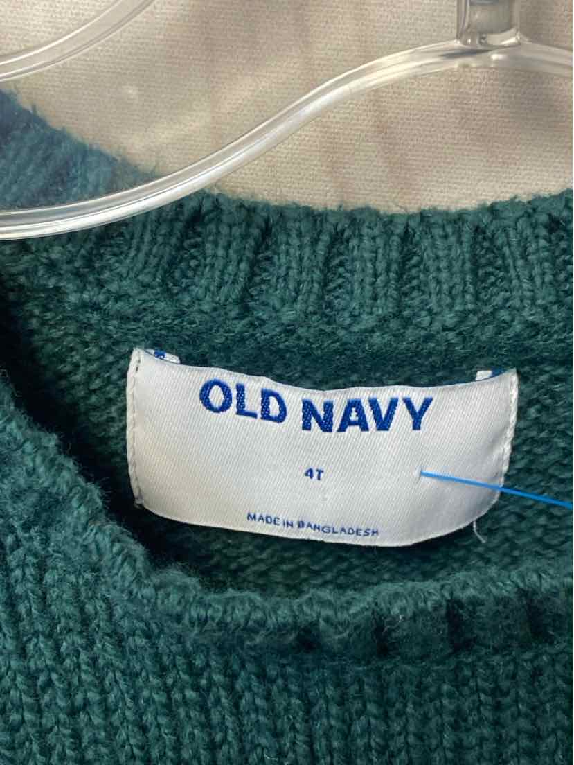 Old Navy Girl's Size 4 Green Sweater