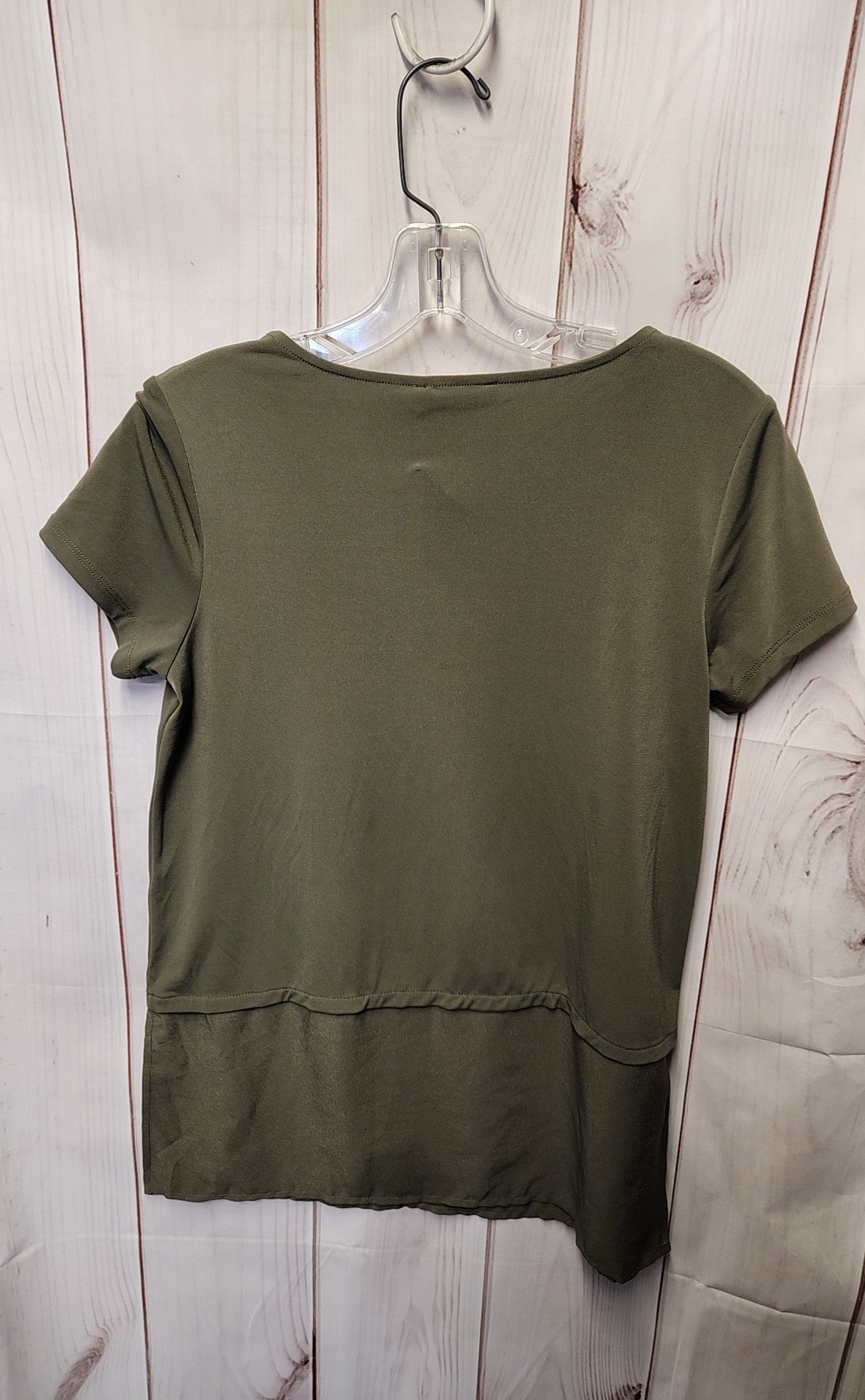 Calvin Klein Women's Size XS Olive Green Short Sleeve Top