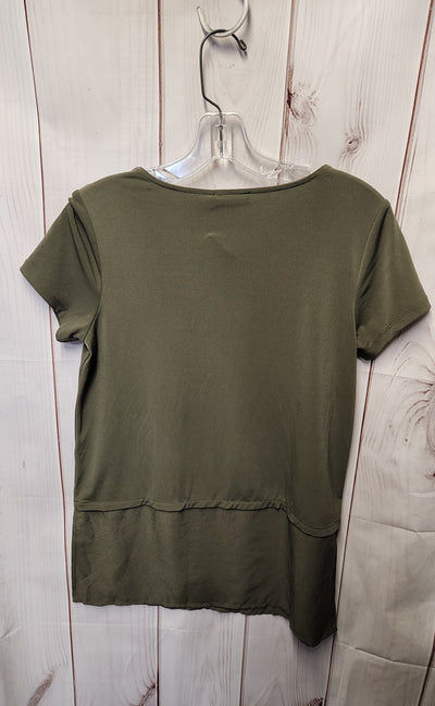 Calvin Klein Women's Size XS Olive Green Short Sleeve Top