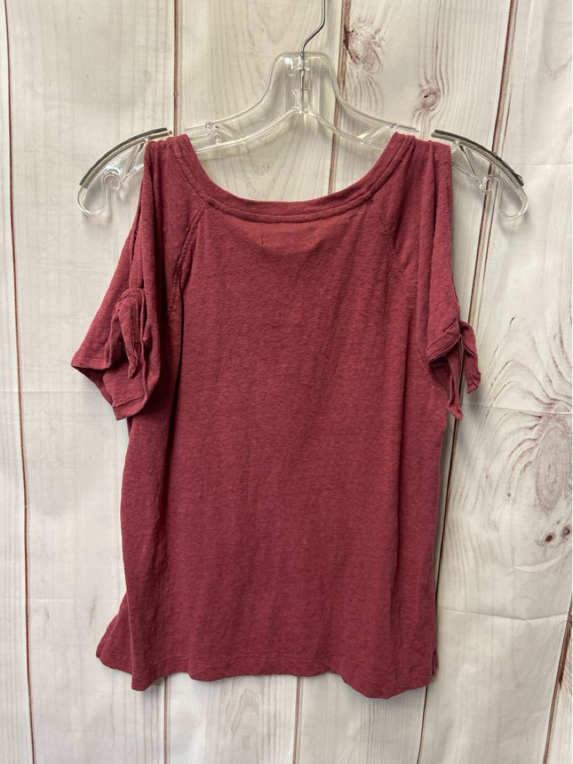 Abercrombie & Fitch Women's Size S Pink Cold Shoulder Top