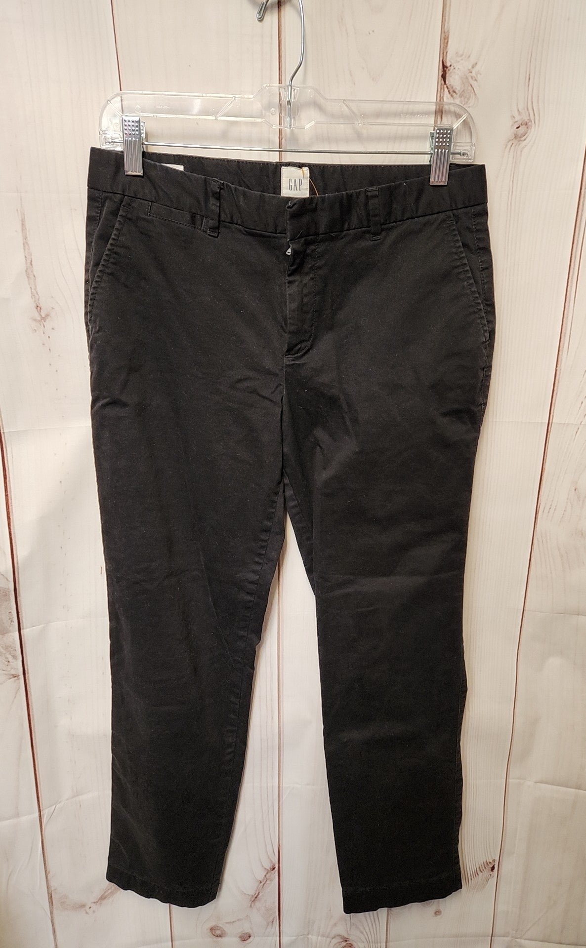 Gap Women's Size 4 Slim City Crop Black Pants