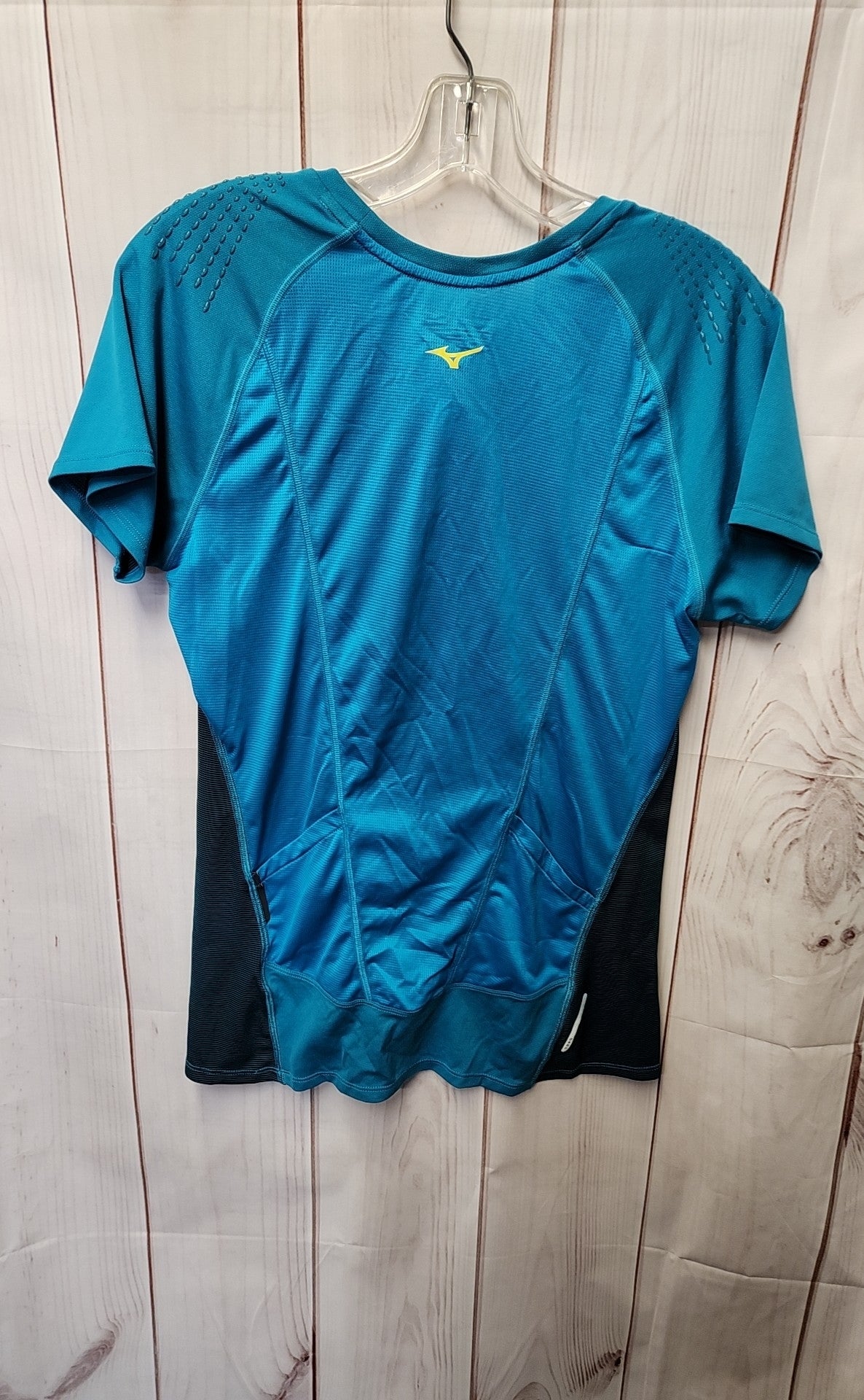 Mizuno Women's Size M Teal Short Sleeve Top