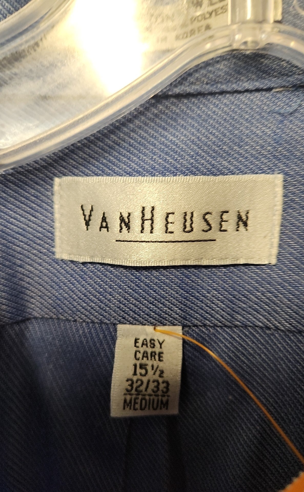 Van Heusen Men's Size M Blue Shirt