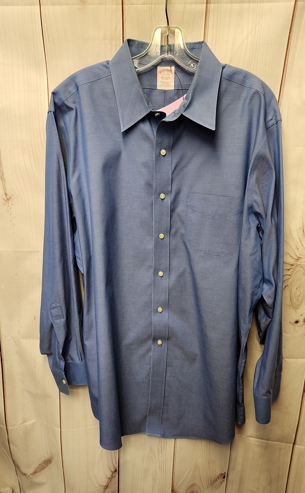 Brooks Brothers Men's Size XL Blue Shirt