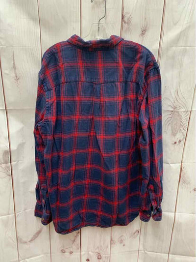 Chaps Men's Size XXL Red & Blue Shirt