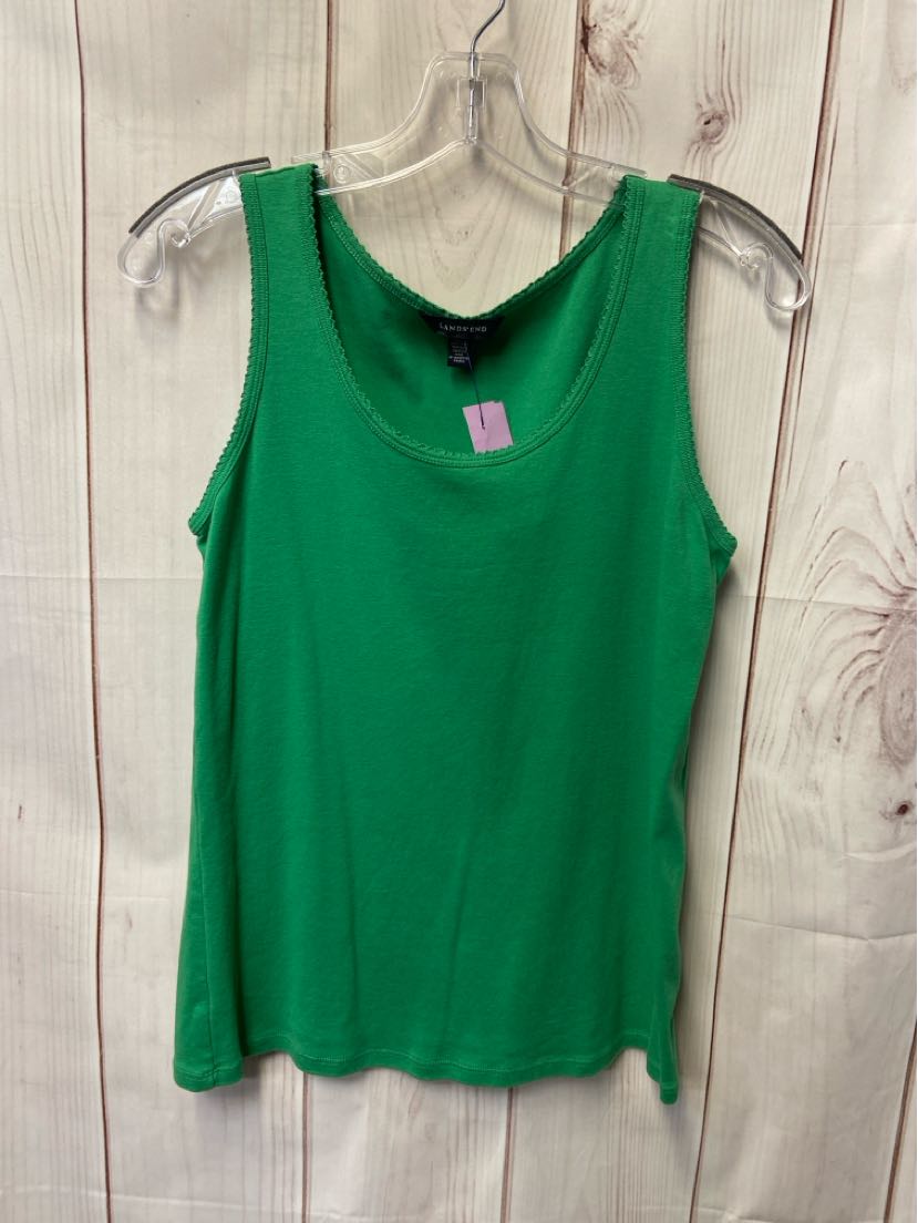 Lands End Women's Size S Green Sleeveless Top