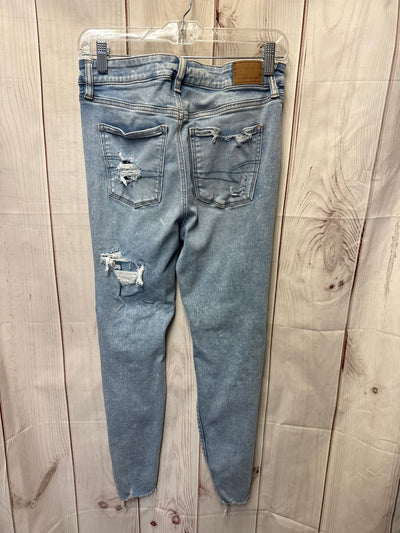 American Eagle Women's Size 30 (9-10) Blue Jeans Hi Rise Jegging