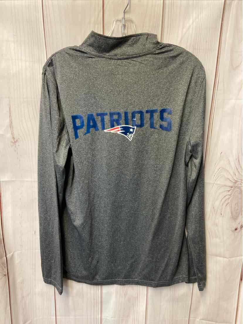 Patriots Women's Size S Gray Long Sleeve Top