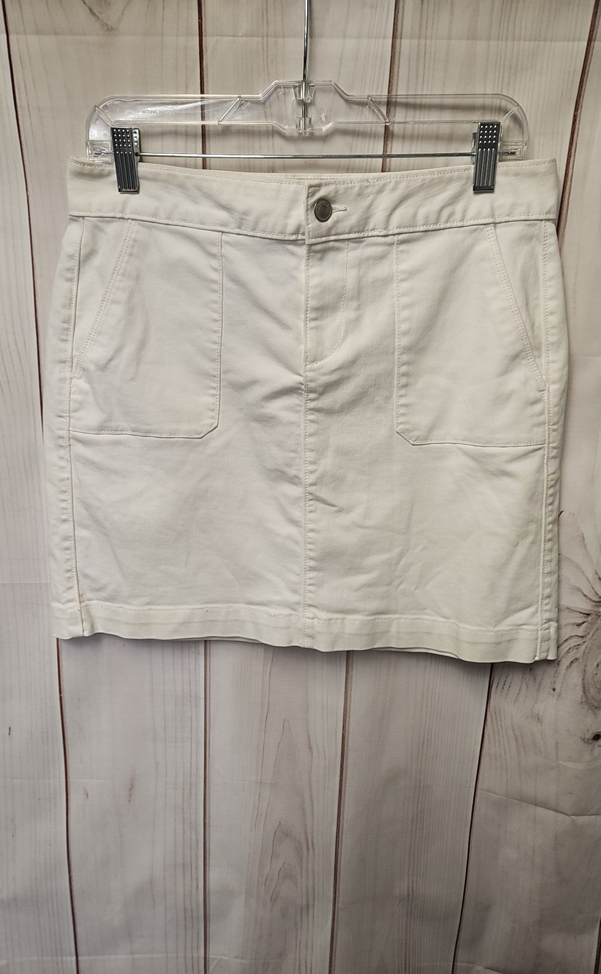 Loft Women's Size 4 White Skirt