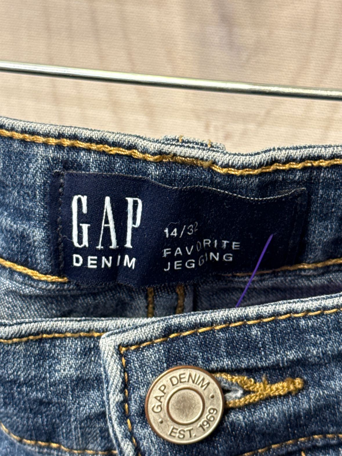 Gap Women's Size 32 (13-14) Blue Jeans Favorite Jegging