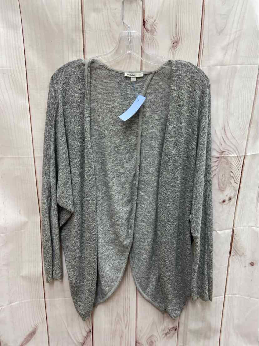 Subdued Women's Size One Size Gray Cardigan