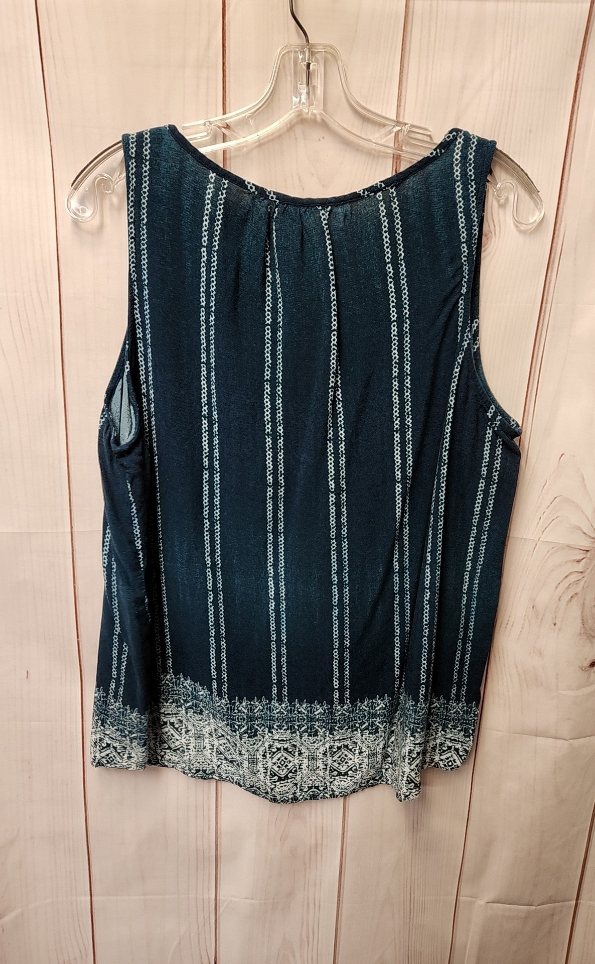 Sonoma Women's Size XL Teal Sleeveless Top