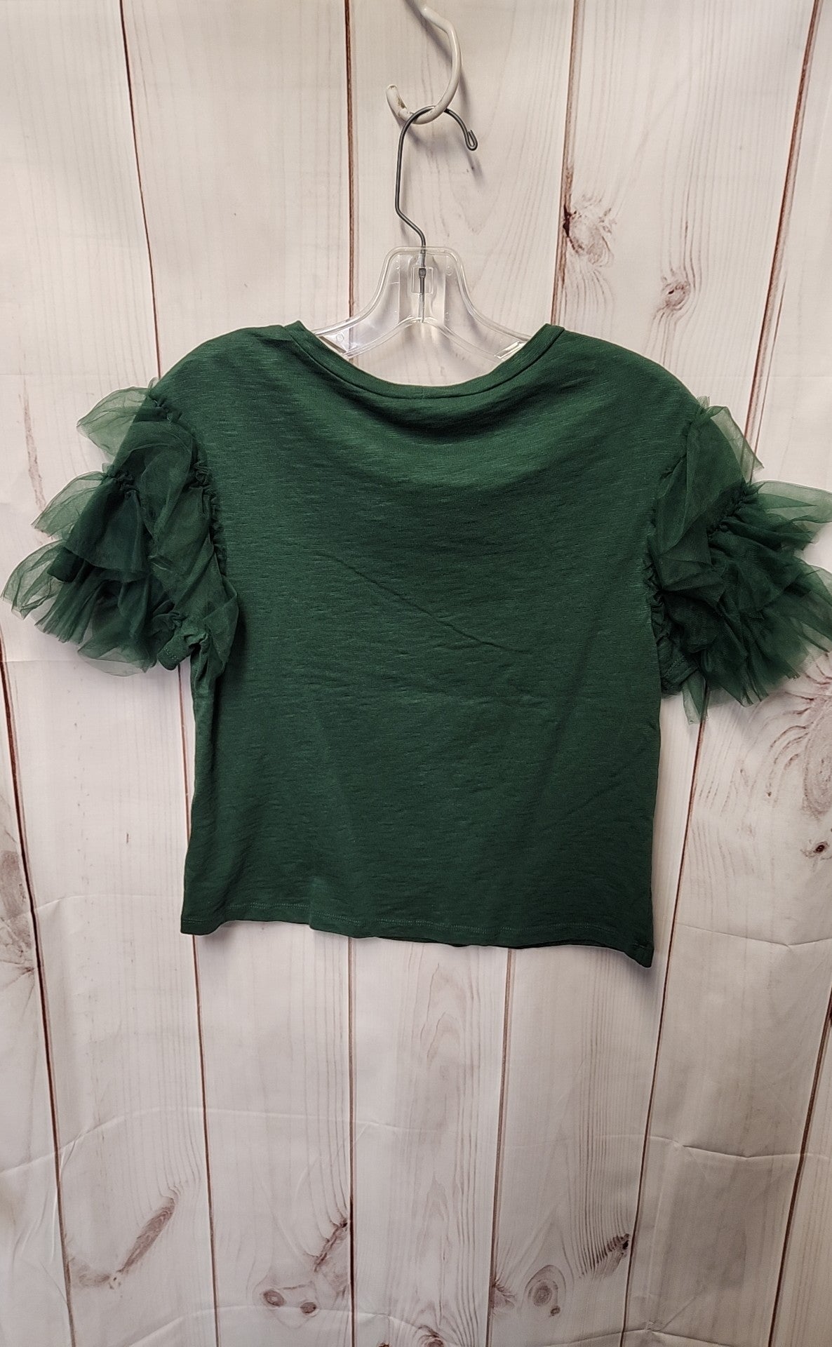 Lea & Viola Women's Size XS Green Short Sleeve Top