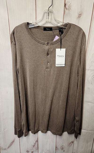 NWT Theory Men's Size XL Brown Shirt