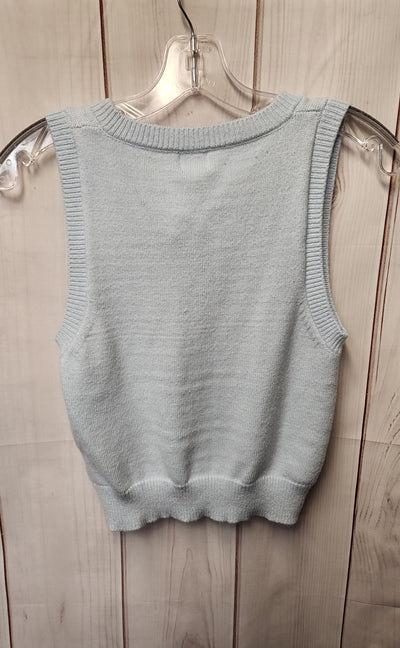 Blue Rain Women's Size S Blue Knit Sleeveless Top