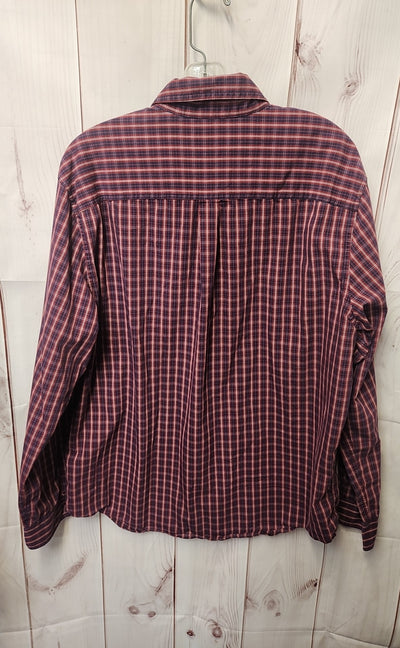 Chaps Men's Size XL Red & Blue Shirt