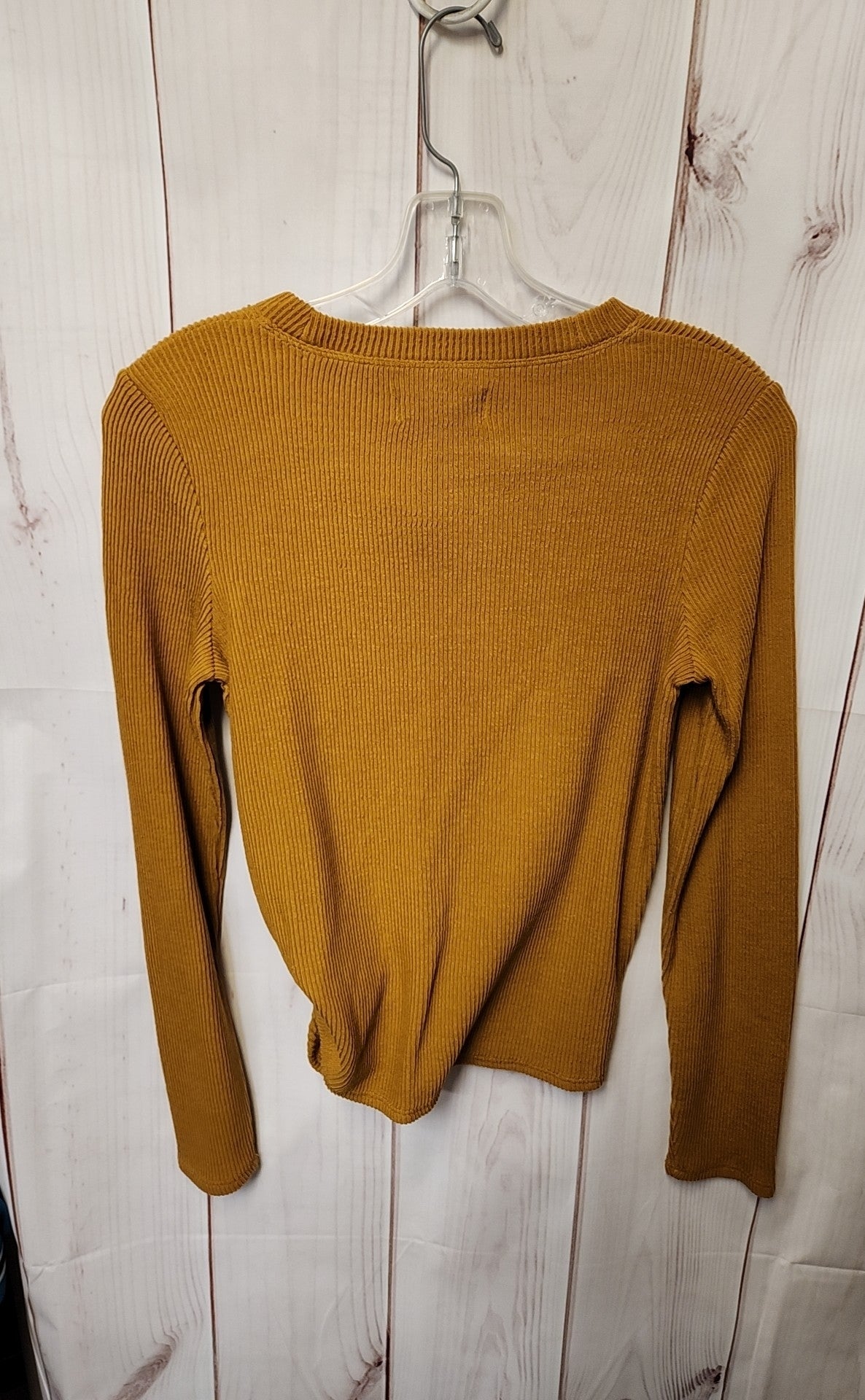 Texture & Thread Women's Size XXS Yellow Long Sleeve Top NWT