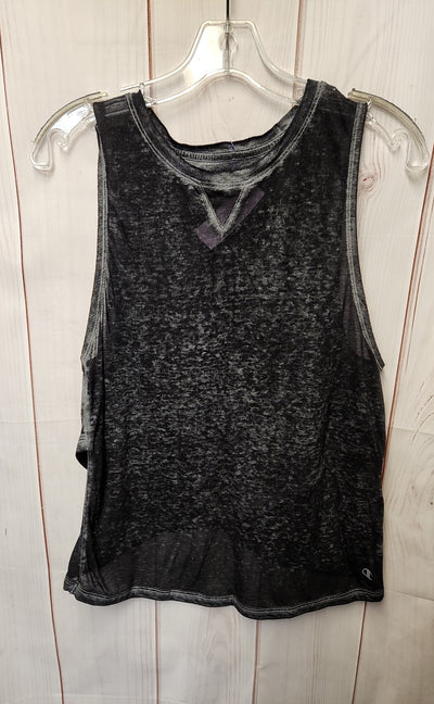 Champion Women's Size M Black Sleeveless Top