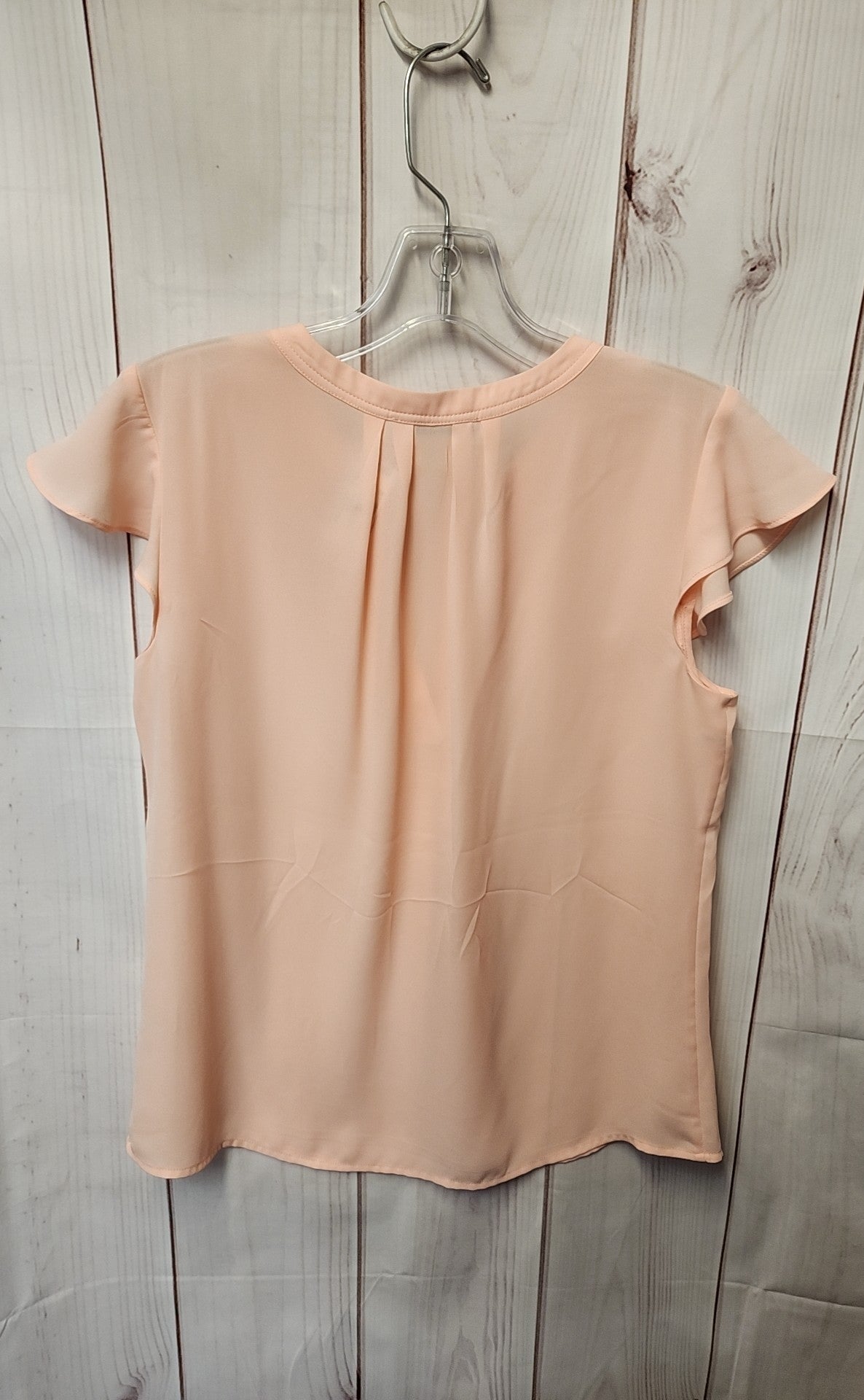 Calvin Klein Women's Size S Peach Short Sleeve Top