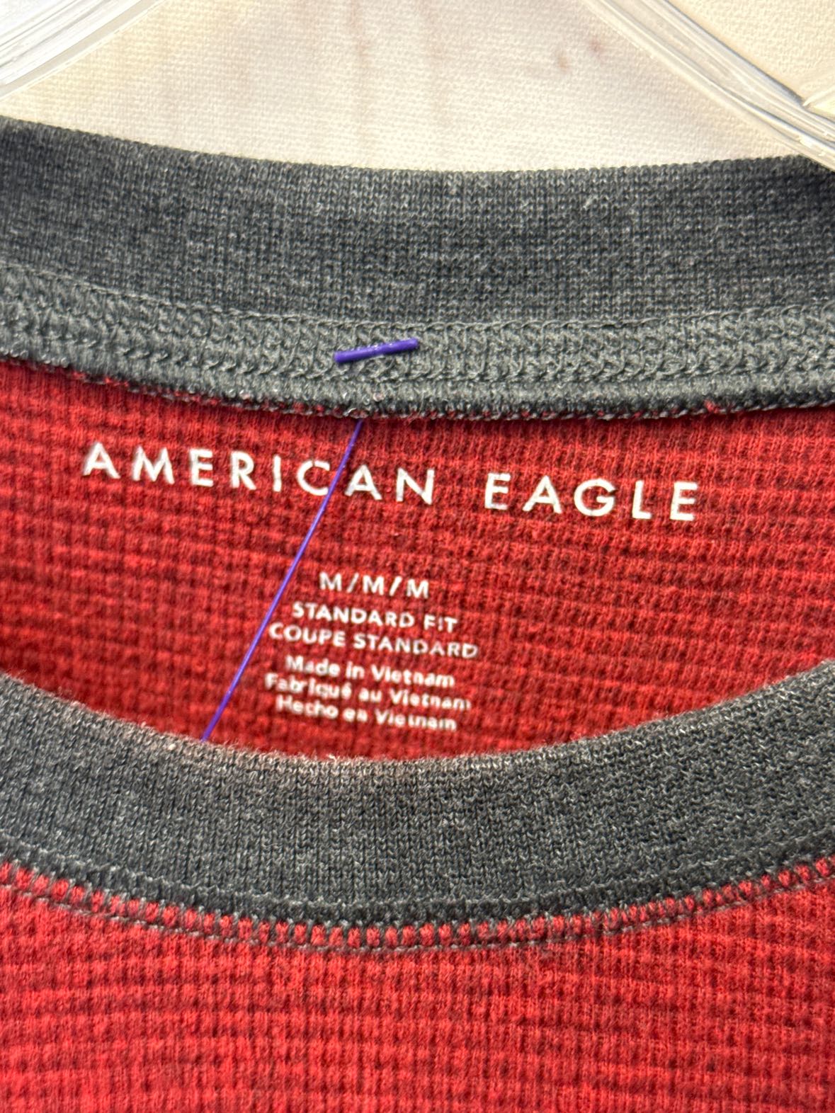 American Eagle Men's Size M Red Shirt