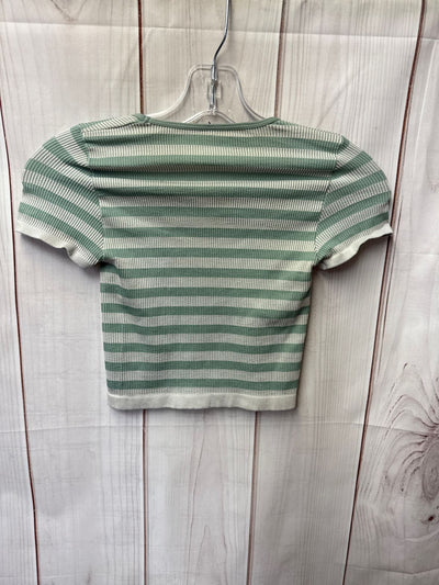 Out from Under Women's Size XS Green Short Sleeve Top