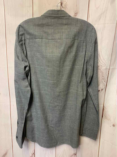 Club Monaco Men's Size M Gray Shirt Slim Fit